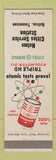 Matchbook Cover - Nelms Cities oil gas Bolivar TN