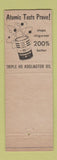 Matchbook Cover - Fred's Cities oil gas Richland Center WI