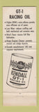 Matchbook Cover - Kendall oil gas AR Sensenig Chrysler Plymouth New Holland PA