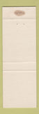 Matchbook Cover - James Chrysler Plymouth Hays KS