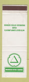 Matchbook Cover - Cities oil gas Indonesia WEAR SAMPLE