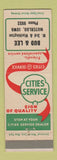 Matchbook Cover - Cities oil gas Bud & Lee Waterloo IA