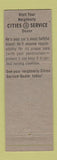 Matchbook Cover - Cities oil gas Bud & Lee Waterloo IA
