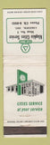 Matchbook Cover - Cities oil gas Klapkin Lakeview ON
