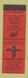 Matchbook Cover - Chrysler Plymouth Bauserman's Arlington VA Tydol oil gas
