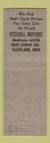 Matchbook Cover - Steudel Motors Dodge Plymouth Cleveland OH