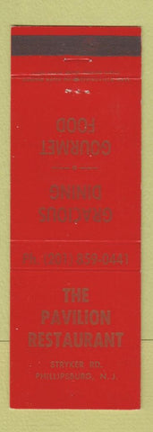 Matchbook Cover - Pavilion Restaurant Phillipsburg NJ WEAR