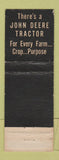 Matchbook Cover - John Deere Tractors Doniphan MO WEAR