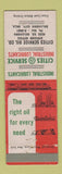 Matchbook Cover - Cities oil gas Oklahoma City OK