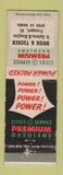 Matchbook Cover - Cities oil gas Brick Tucker Freeport IL WEAR #1
