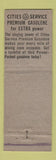 Matchbook Cover - Cities oil gas Brick Tucker Freeport IL WEAR #1