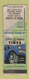 Matchbook Cover - Cities oil gas Brick Tucker Freeport IL WORN #2