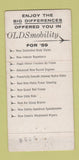 Matchbook Cover - 1959 Oldsmobile Lace Motors Oregon IL WORN 30 Strike
