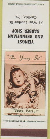 Matchbook Cover - Yeingst Brenneman Barber Shop Carlisle PA