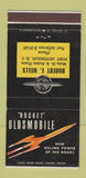 Matchbook Cover - Oldsmobile Rocket Robert Wells Port Jefferson NY 30 Strike