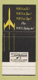 Matchbook Cover - Oldsmobile Rocket Robert Wells Port Jefferson NY 30 Strike