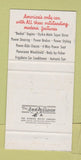 Matchbook Cover - Oldsmobile Rocket Kneip Implement Arlington SD 30 Strike