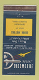 Matchbook Cover - Oldsmobile Rocket Union Motors Lewisburg PA WEAR 30 Strike
