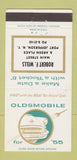 Matchbook Cover - 1955 Oldsmobile Robert Wells Port Jefferson NY 30 Strike