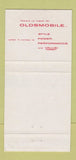 Matchbook Cover - 1957 Oldsmobile Gragg Salem IL 30 Strike