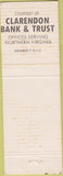 Matchbook Cover - Arlington Hospital Gift Shop VA white