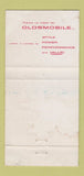 Matchbook Cover - 1957 Oldsmobile Kemmerer Bloomsburg PA WORN 30 Strike