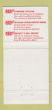 Matchbook Cover - 1956 Oldsmobile Driscoll Motors Bucyrus OH 30 Strike