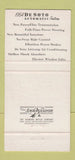 Matchbook Cover - 1954 DeSoto Jackson Motors Clinton IN WEAR 30 Strike