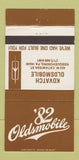 Matchbook Cover - 1982 Oldsmobile Kovatch Nesquehoning PA 30 Strike