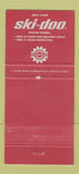 Matchbook Cover - Ski Doo Snowmobiles Allison Kingston ON WEAR 30 Strike