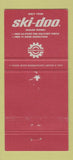 Matchbook Cover - Ski Doo Snowmobiles Andries Nipawin SK 30 Strike