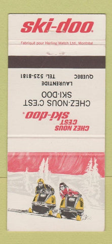 Matchbook Cover - Ski Doo Snowmobiles Laurentide QC 30 Strike