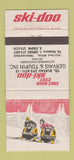 Matchbook Cover - Ski Doo Snowmobiles Gervais Toupin Trois Rivieres QC 30 Strike
