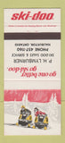 Matchbook Cover - Ski Doo Snowmobiles PH Lymburner Haliburton ON 30 Strike