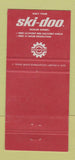 Matchbook Cover - Ski Doo Snowmobiles Lynn Lake Motors MB 30 Strike