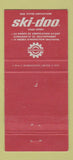 Matchbook Cover - Ski Doo Snowmobiles Belzile Auto Trois Pistoles QC 30 Strike