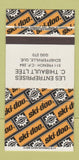 Matchbook Cover - Ski Doo Snowmobiles Schefferville QC 30 Strike