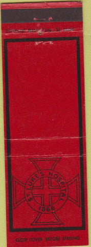 Matchbook Cover - St Lukes Hospital St Louis MO