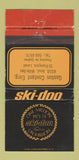 Matchbook Cover - Ski Doo Snowmobiles 1973 Laval QC WEAR 30 Strike