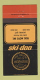 Matchbook Cover - Ski Doo Snowmobiles Real Moto Lachine QC 30 Strike