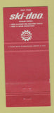 Matchbook Cover - Ski Doo Snowmobiles La Plante's Cycle Pullman WA 30 Strike