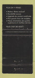 Matchbook Cover - Ski Doo Snowmobiles Matane QC WEAR 30 Strike
