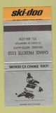 Matchbook Cover - Ski Doo Snowmobiles St Denis De Brompton QC WEAR 30 Strike