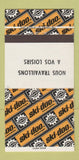 Matchbook Cover - Ski Doo Snowmobiles Nous Travaillons QC 30 Strike