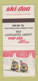 Matchbook Cover - Ski Doo Snowmobiles  Ville St Pascal QC 30 Strike