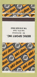 Matchbook Cover - Ski Doo Snowmobiles Beric Sport Val D'Or QC 30 Strike