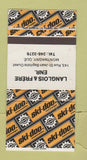 Matchbook Cover - Ski Doo Snowmobiles Montmagny QC WEAR 30 Strike