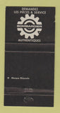 Matchbook Cover - Ski Doo Snowmobiles QC No Dealer 30 Strike