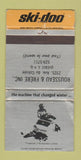 Matchbook Cover - Ski Doo Snowmobiles Quebec QC WORN 30 Strike