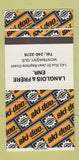 Matchbook Cover - Ski Doo Snowmobiles Montmagny QC Langlois 30 Strike